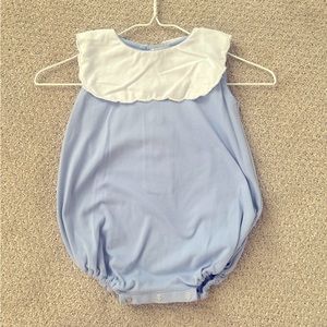 Sophie & Lucas Blue Bubble w Peter Pan Collar